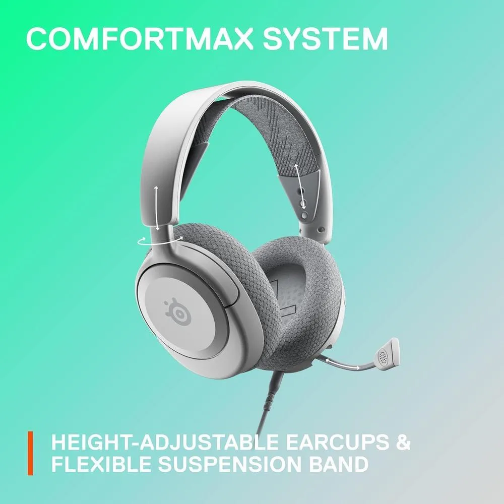 SteelSeries Arctis Nova 1 - Auriculares para juegos multisistema con controladores de alta fidelidad y audio espacial de 360°