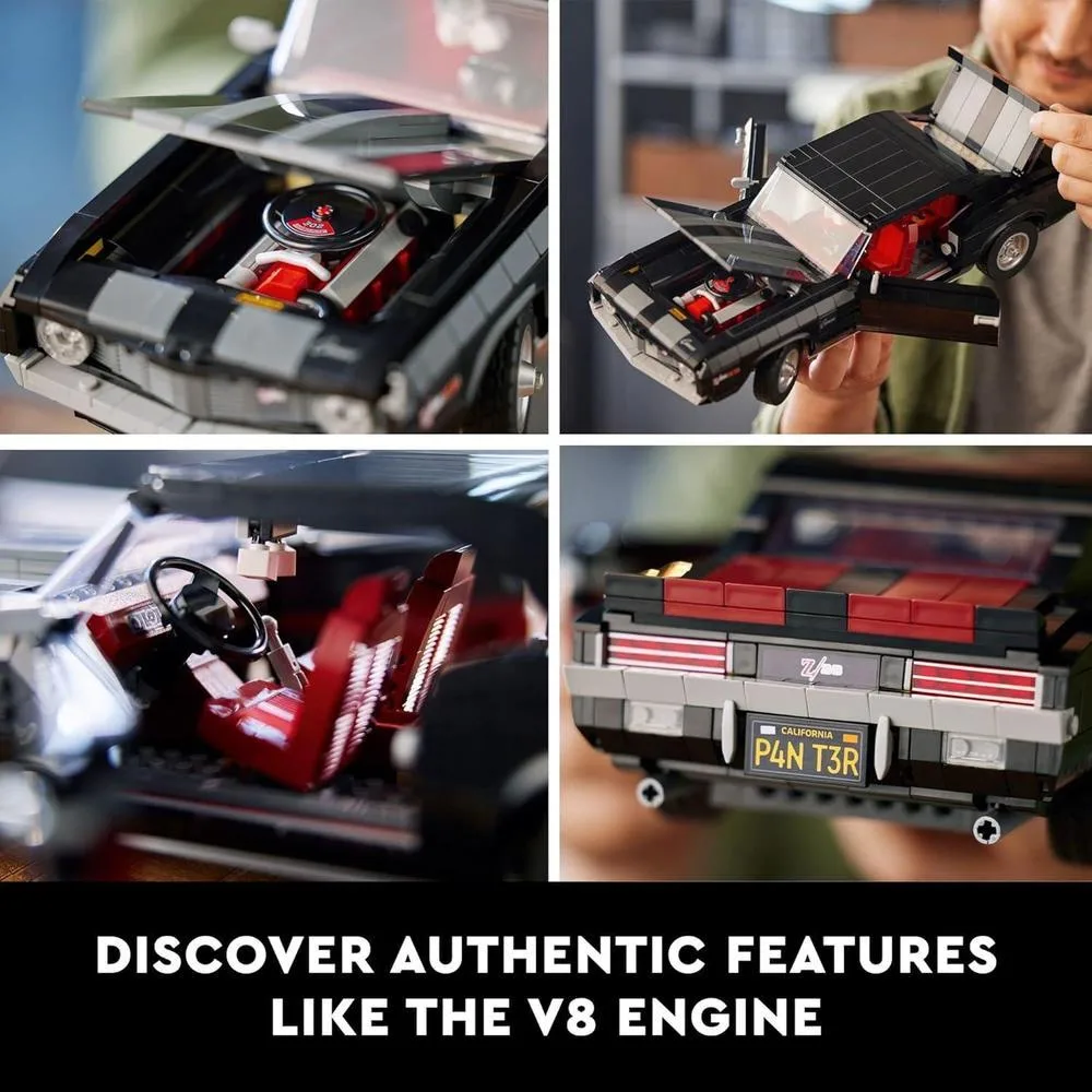 LEGO Chevrolet Camaro Z28 1969, réplica personalizable de coche clásico, idea de regalo para adolescentes y adultos