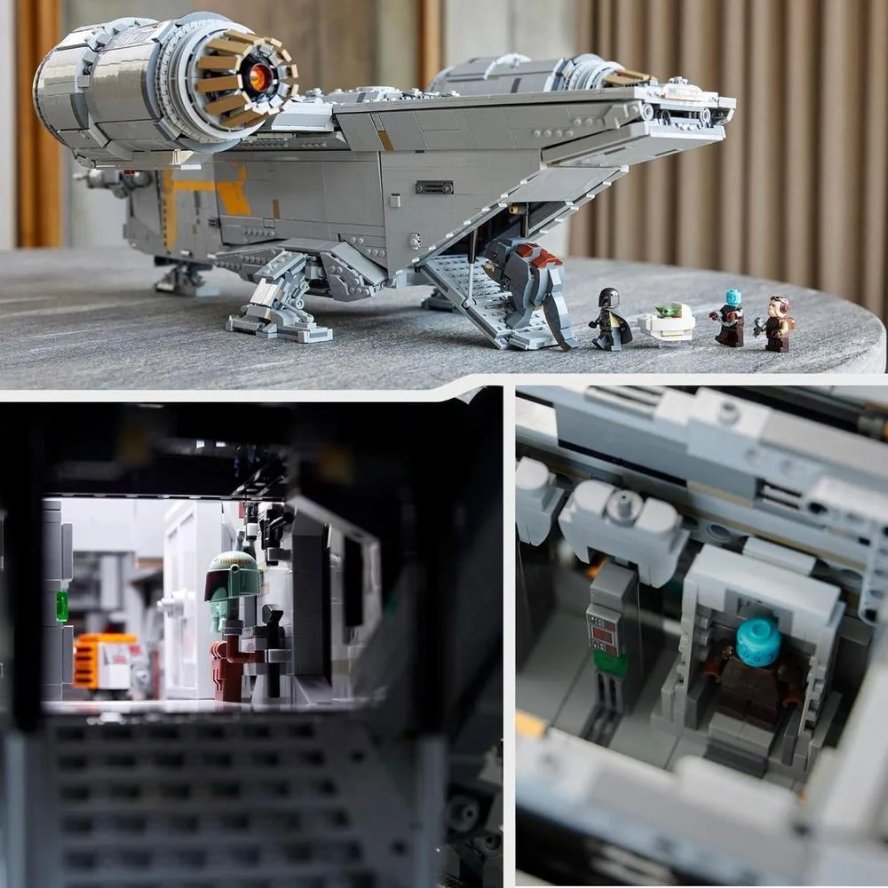 LEGO Star Wars Razor Crest UCS Set, Modelo de Nave Espacial de la Serie de Coleccionista Definitiva para Adultos