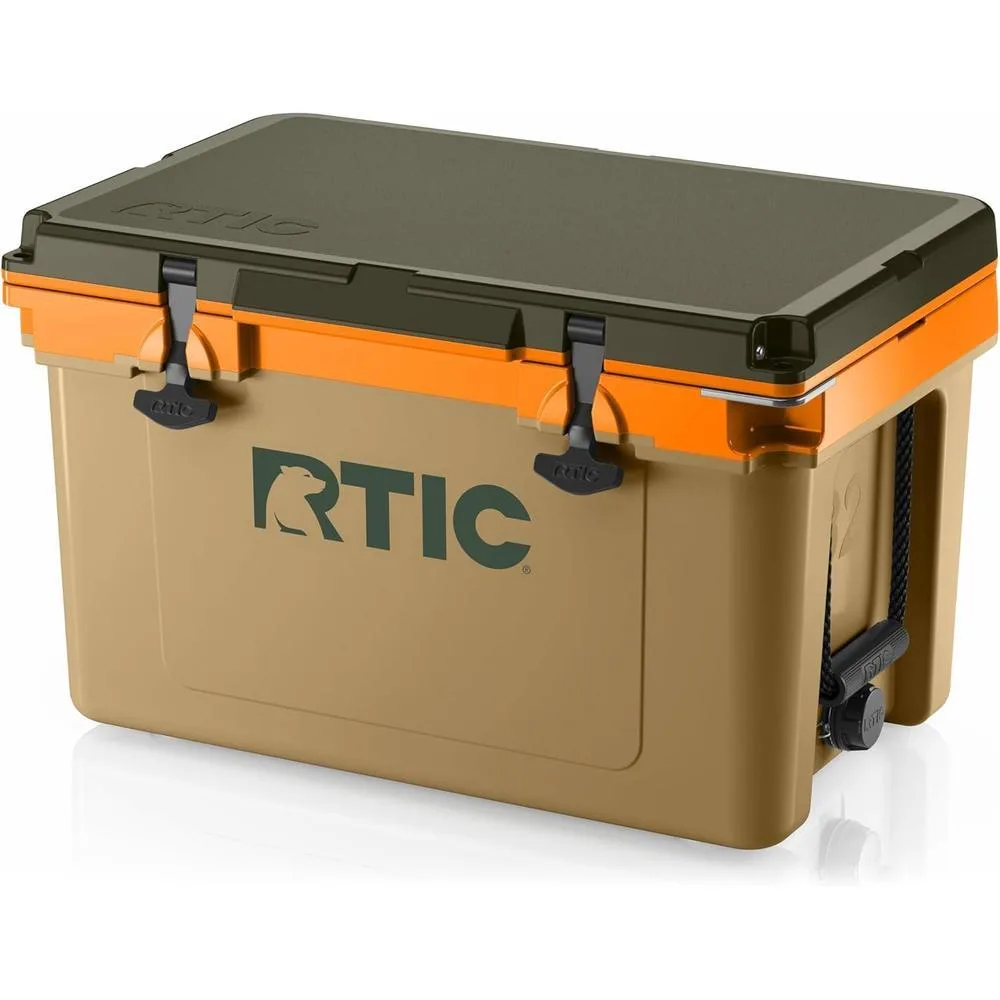 RTIC Ultra-Light 32 Quart Hard Cooler Insulated Portable Ice Chest Box for Drink, Beverage, Beach, Camping, Picnic, Fishing, Boat, Barbecue, 30% Lighter Than Rotomolded Coolers