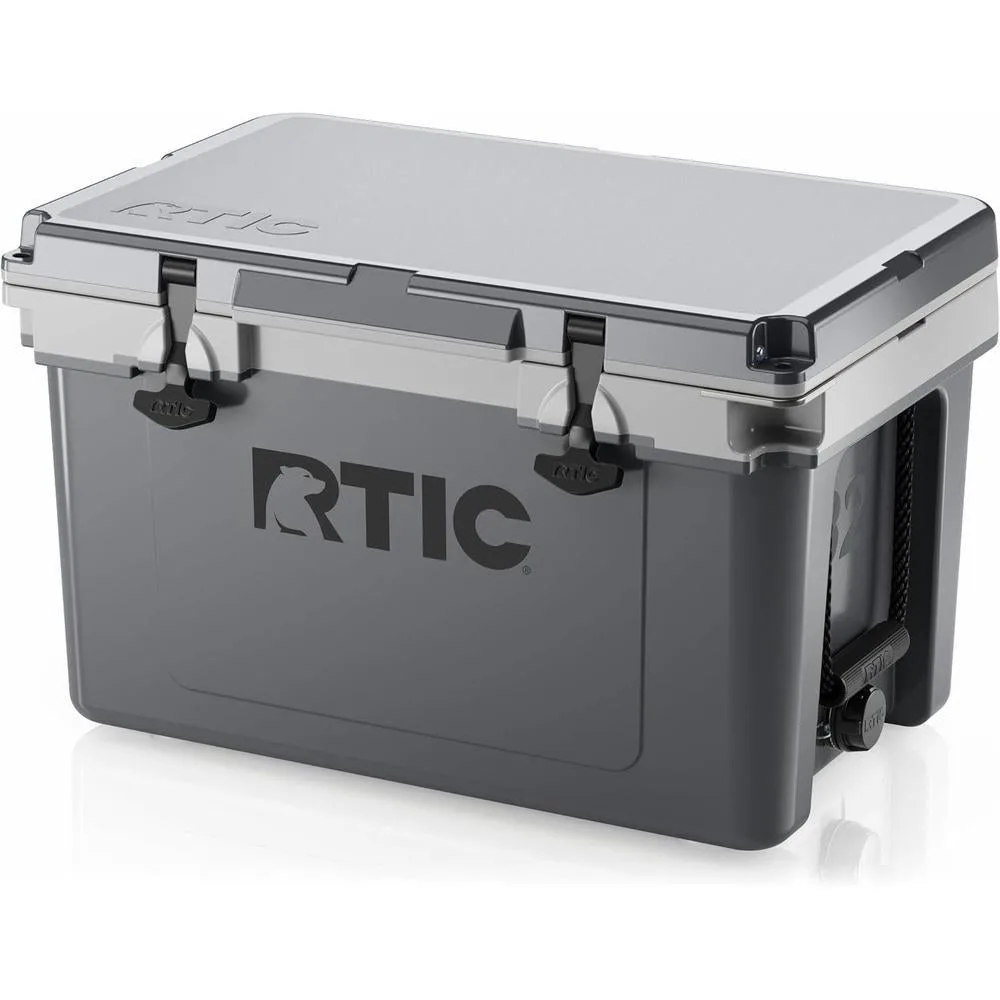 RTIC Ultra-Light 32 Quart Hard Cooler Insulated Portable Ice Chest Box for Drink, Beverage, Beach, Camping, Picnic, Fishing, Boat, Barbecue, 30% Lighter Than Rotomolded Coolers