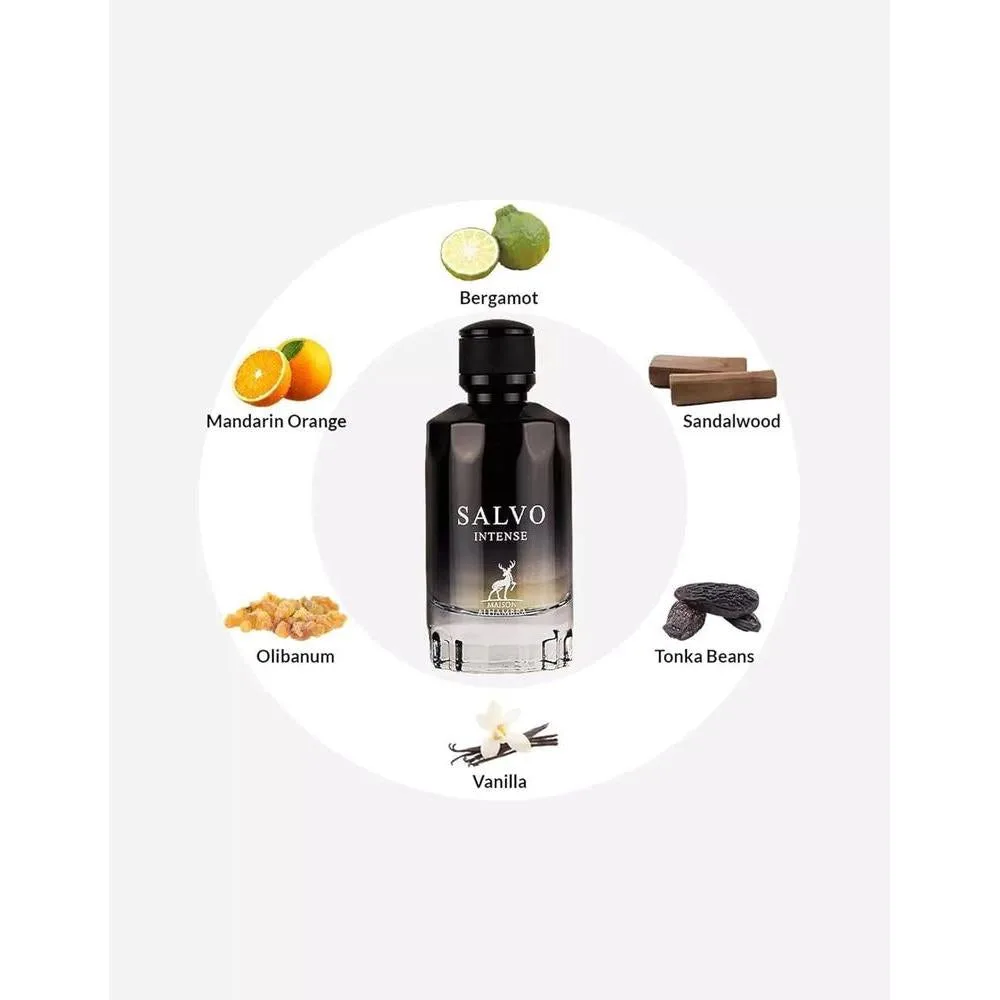 Maison Alhambra Salvo Intense for Men - 3.4 oz EDP Spray