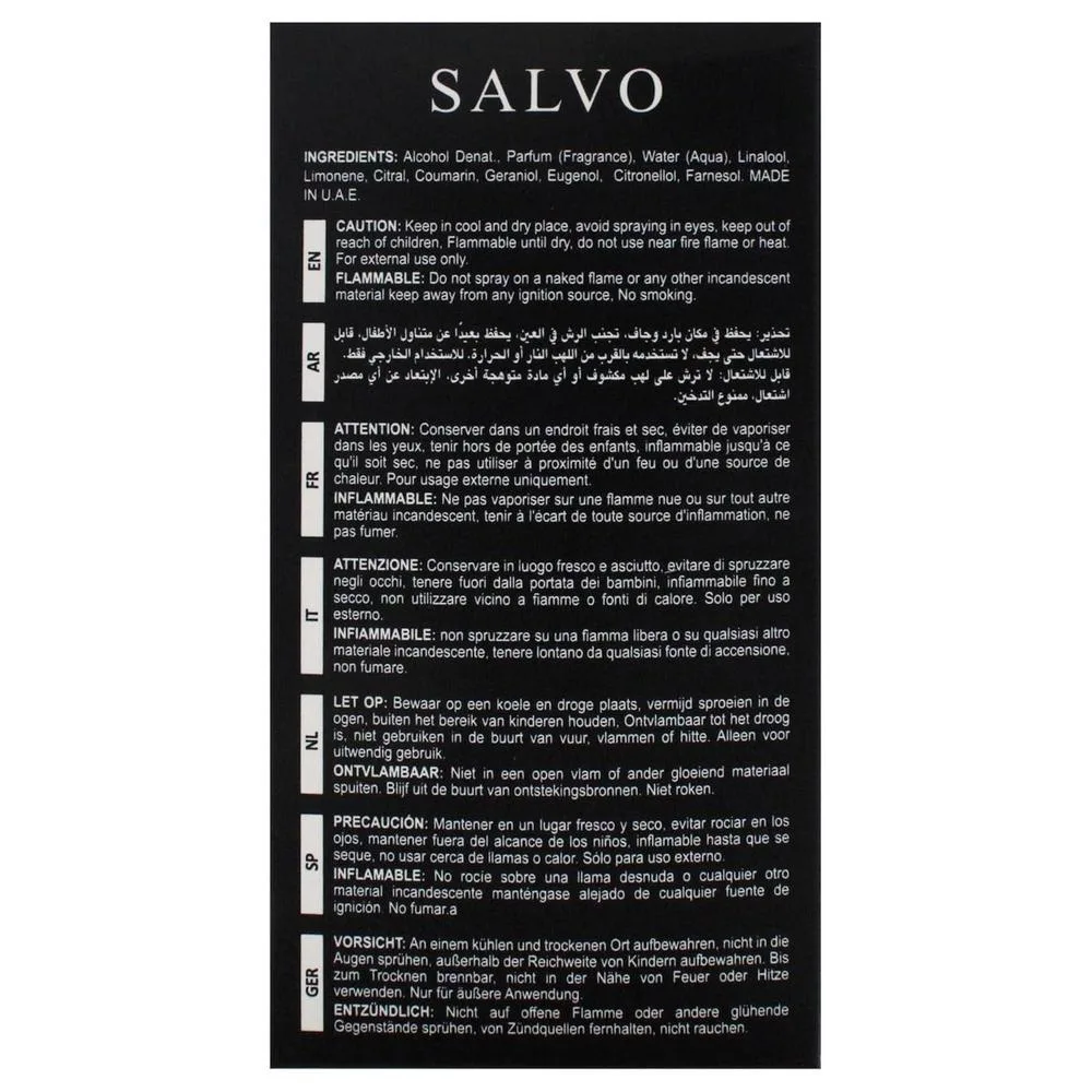 Maison Alhambra Salvo Intense for Men - 3.4 oz EDP Spray