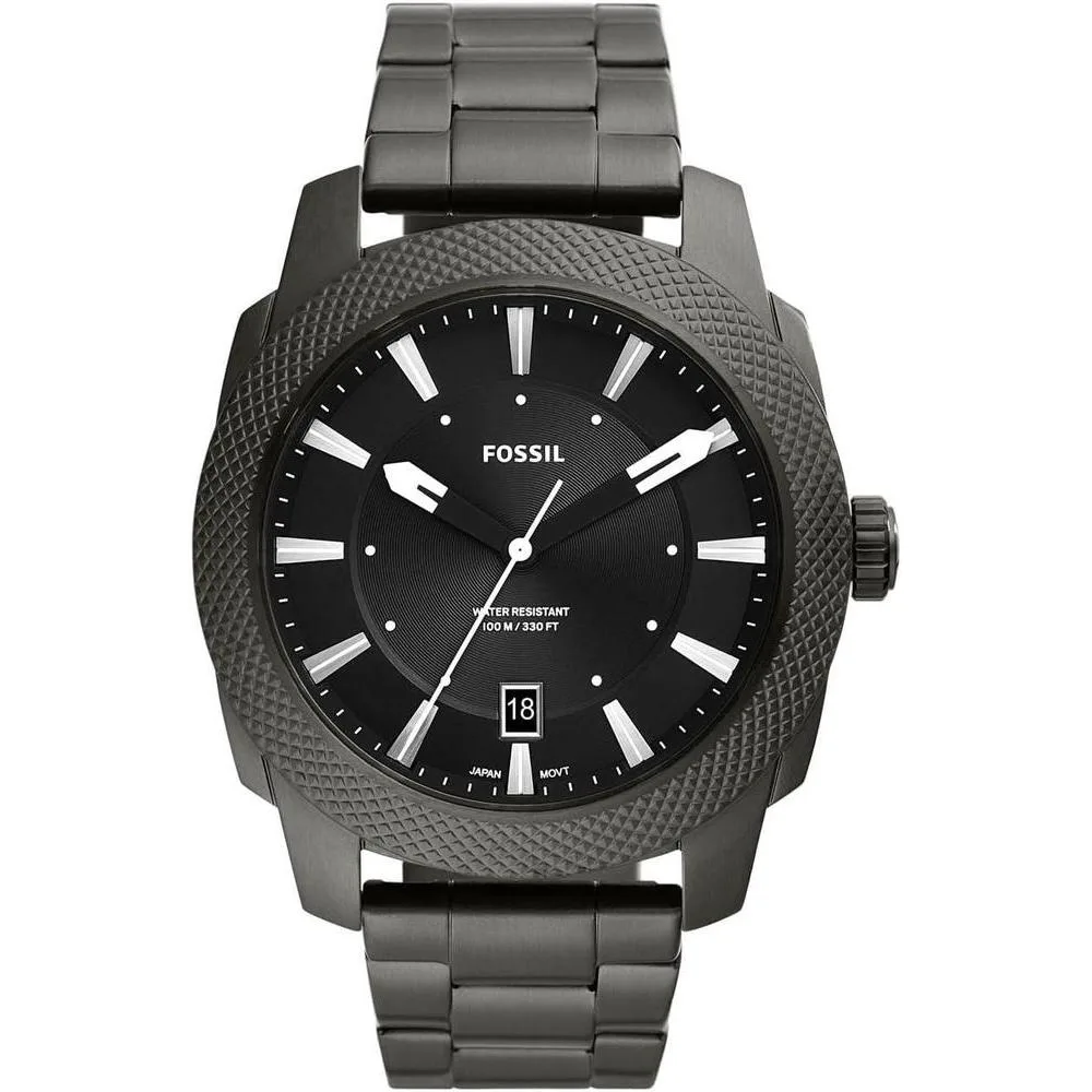 Fossil Men's Machine Quartz Stainless Steel Three-Hand Watch