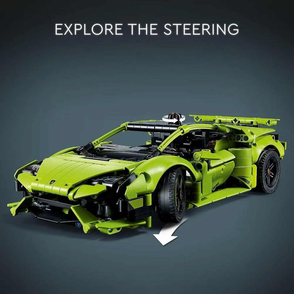 LEGO Technic Lamborghini Huracán Tecnica, kit para jóvenes aficionados a la ingeniería y coleccionistas de autos deportivos