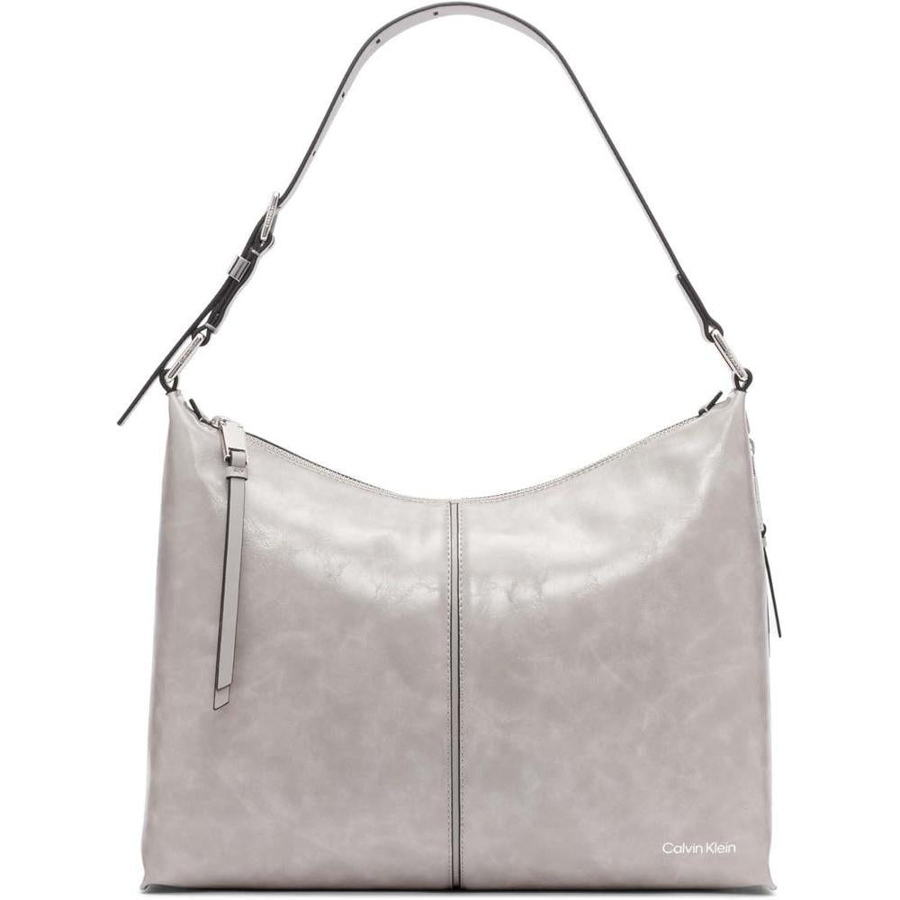 Calvin Klein Max Top Zip Hobo Shoulder Bag