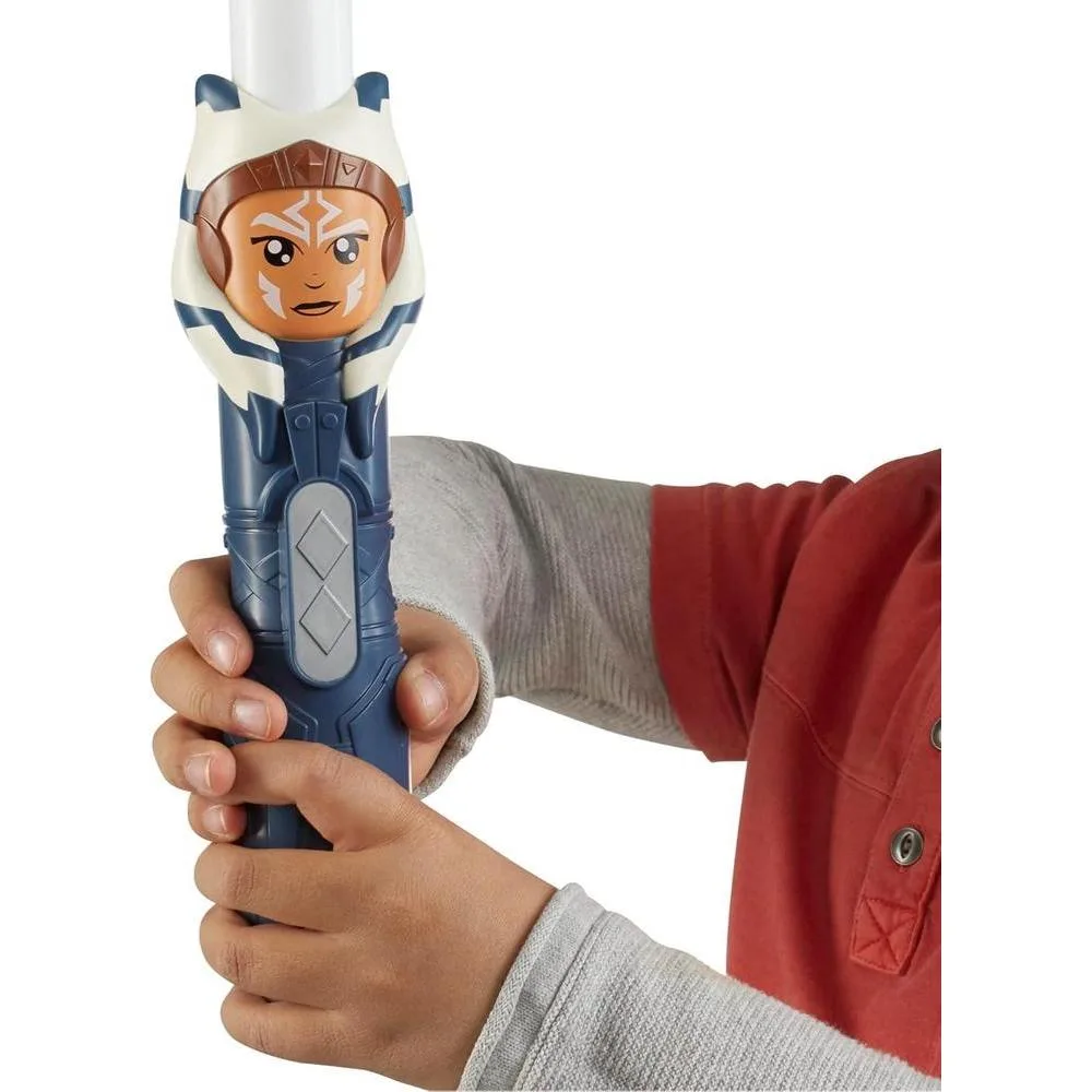 Star Wars Lightsaber Squad 3-Pack: Mandalorian, Ahsoka y Darth Vader, Juguetes para Niños y Niñas de 4 Años o Más