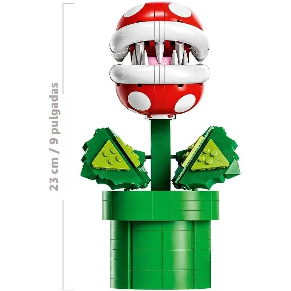 LEGO Super Mario Piranha Plant Set de construcción para adultos, coleccionable de Super Mario para decoración y regalo