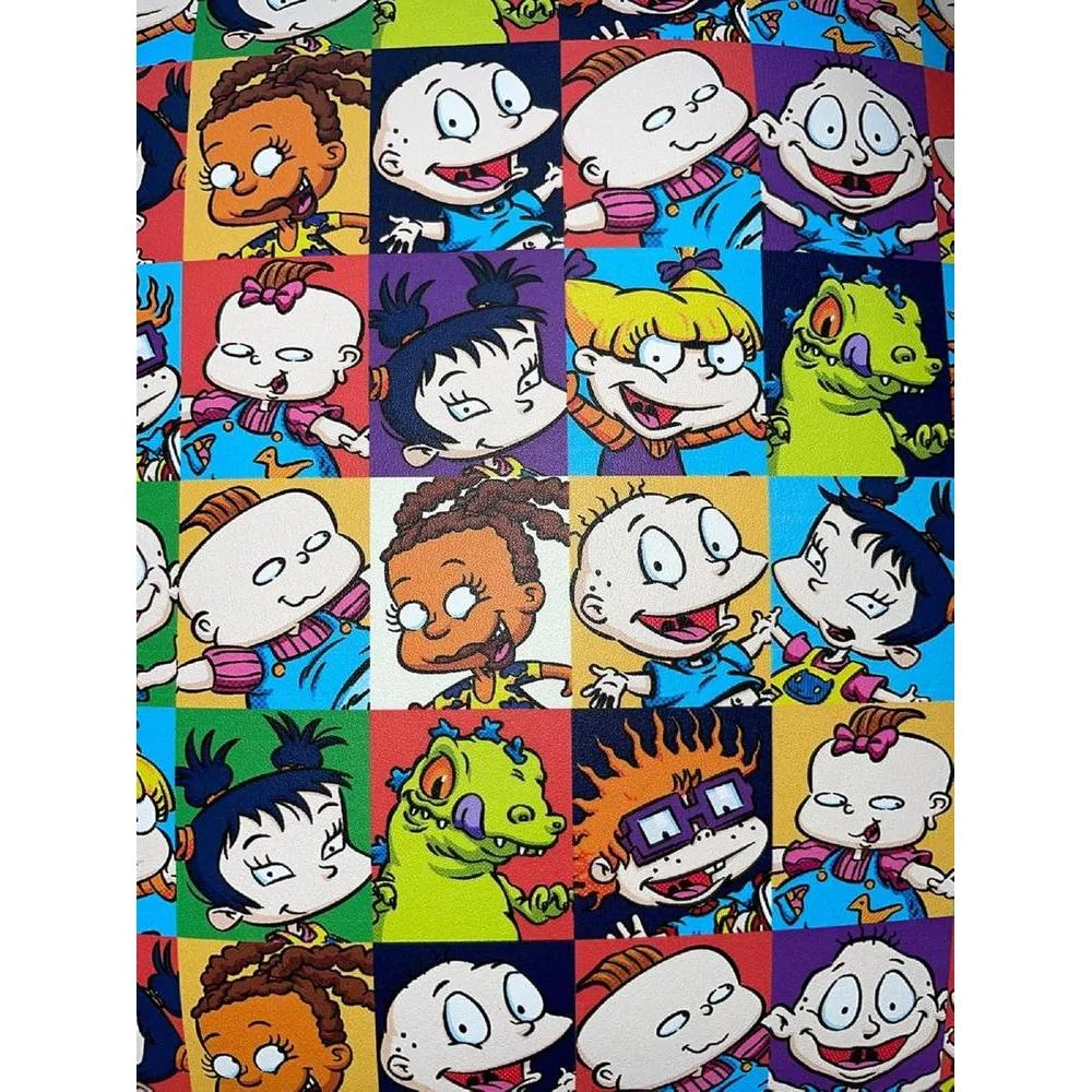 Loungefly The Rugrats Allover Print Nickelodeon - Bolso de hombro doble correa