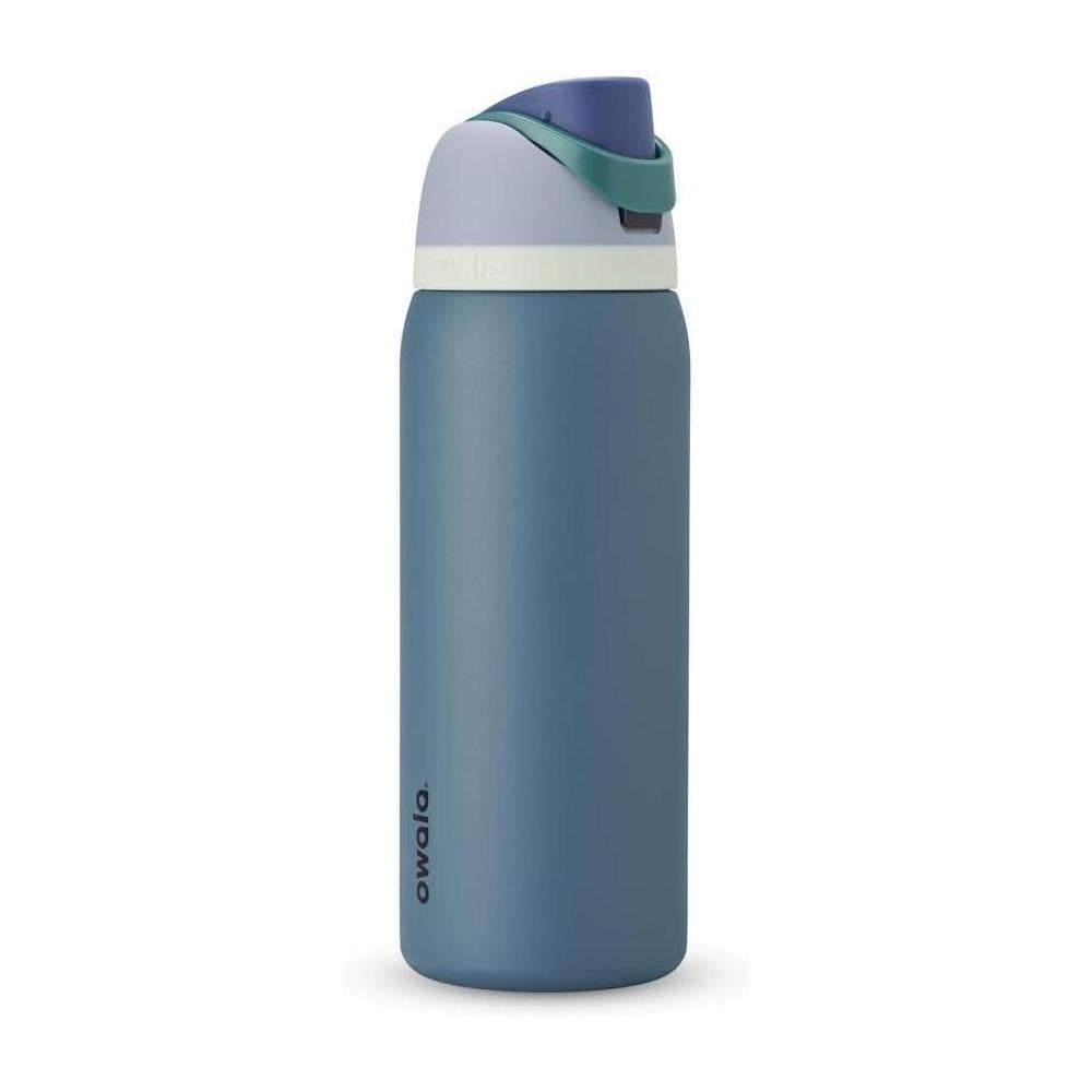 Owala FreeSip Insulated Stainless Steel Water Bottle with Straw, BPA-Free Sports Water Bottle, Great for Travel, 32 Oz, Denim