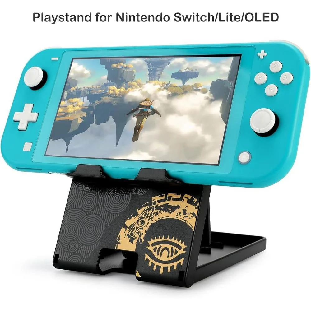 Soporte plegable y ajustable de Tscope para Nintendo Switch, compatible con Zleda Tears of The Kingdom, Lite y OLED