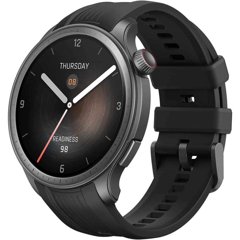 Amazfit Balance Smart Watch 46mm with Body Composition & Health Analysis, Sleep Recovery, GPS, Alexa Built-In, Bluetooth Calling, 14-Day Battery Life, 150+ Sports Modes, for Android iPhone, Black