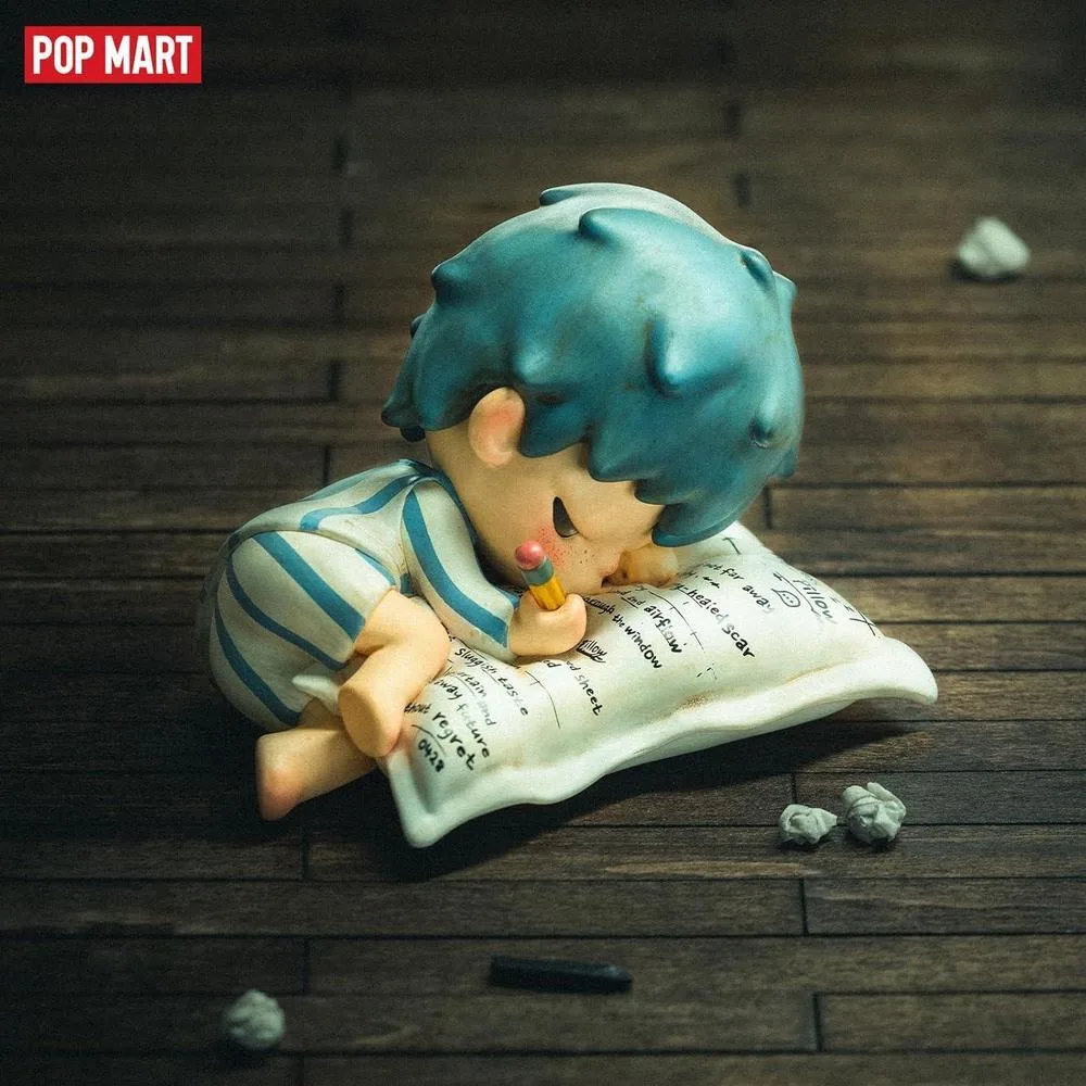 Figuras de la serie POP MART Hirono Mime, diseño aleatorio en caja ciega, juguetes coleccionables para decorar y regalar