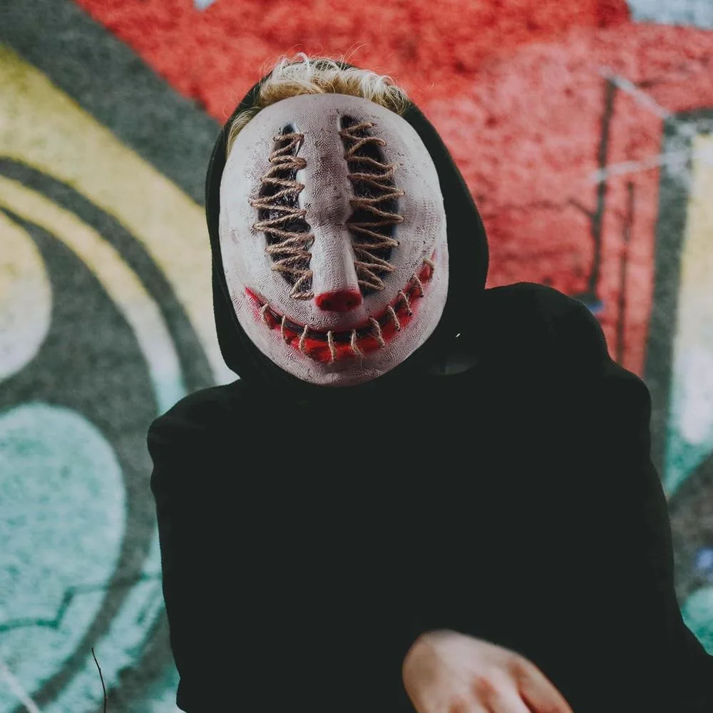 Máscara de terror para Halloween, zombi con rostro aterrador, diseño realista, látex ecológico y ajuste cómodo para adultos