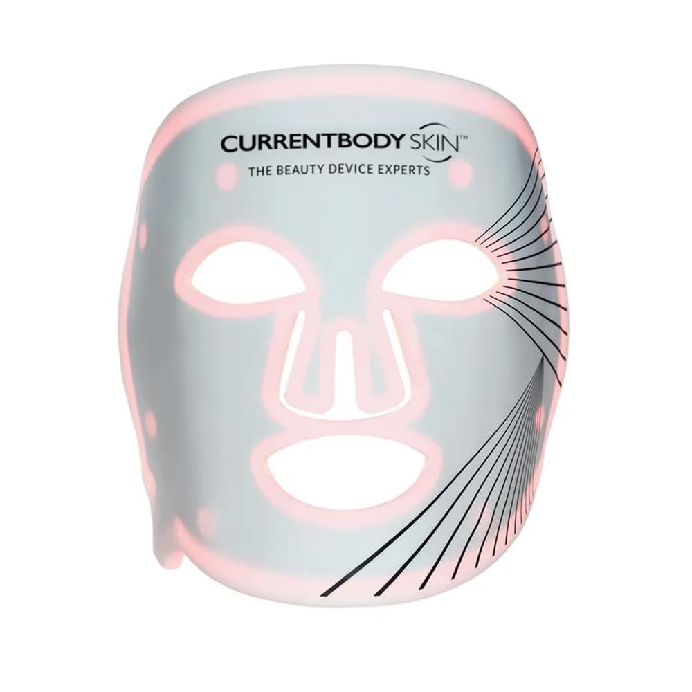Máscara Facial de Terapia de Luz LED CurrentBody Skin | Dispositivo de Tratamiento de Terapia de Luz Roja | Máscara Facial Antienvejecimiento para Reducción de Arrugas