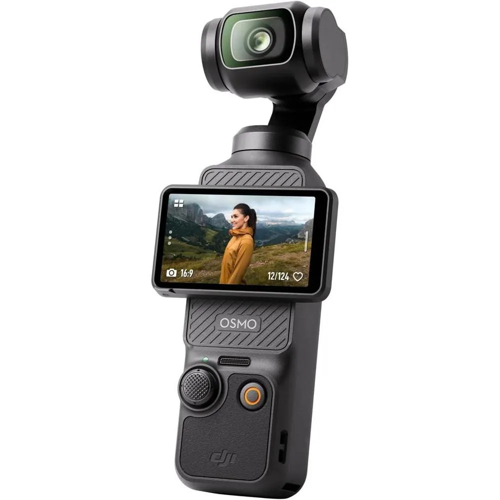 DJI Osmo Pocket 3, Vlogging Cameras with 1'' CMOS & 4K/120fps Vlog Camera, 3-Axis Stabilization, Fast Focusing, Face/Object Tracking, Digital Vlogging Camera for YouTube
