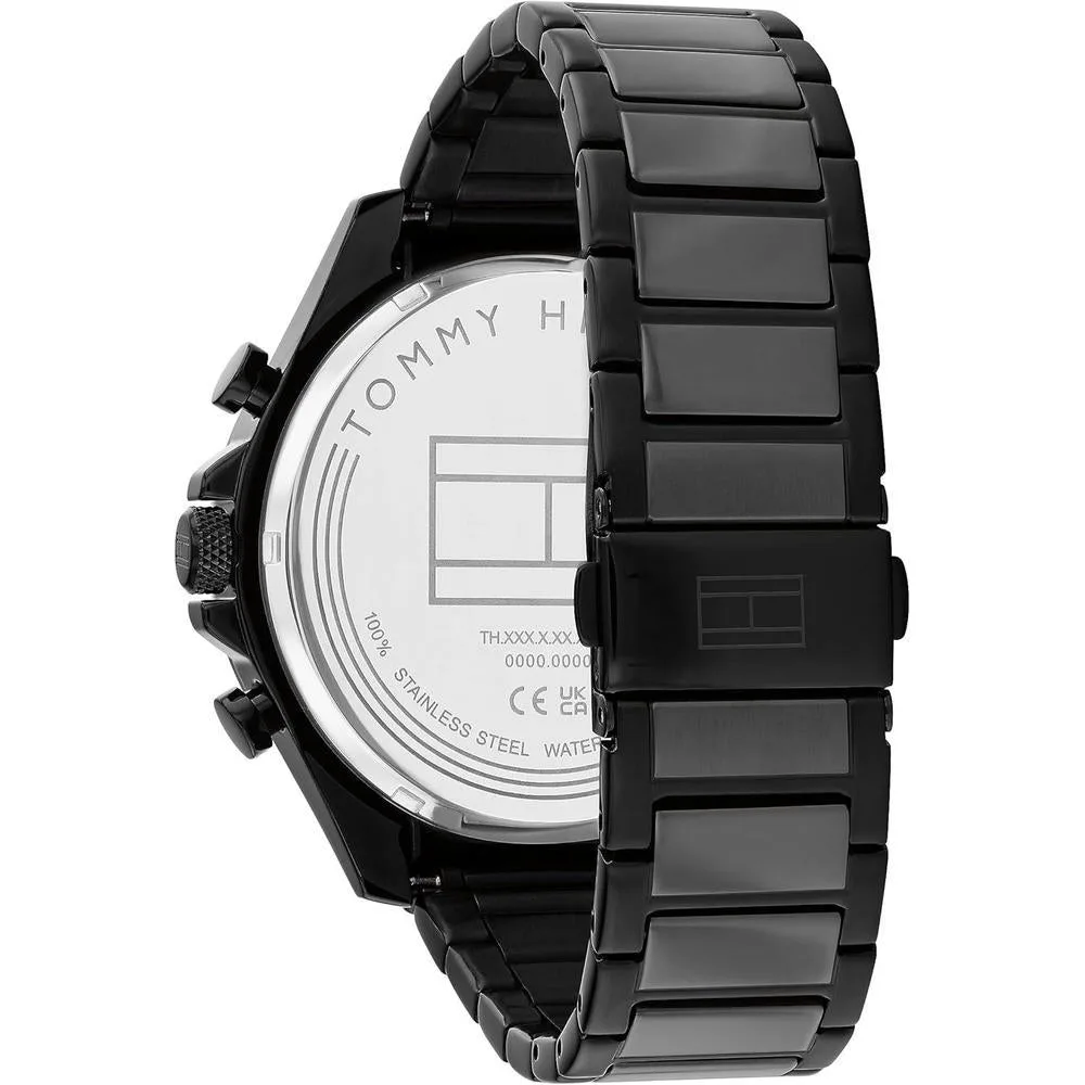 Reloj Multifunción Hombre Tommy Hilfiger, Caja Acero Inoxidable, Diseño Deportivo e Inspirado en Carreras, Resistente al Agua