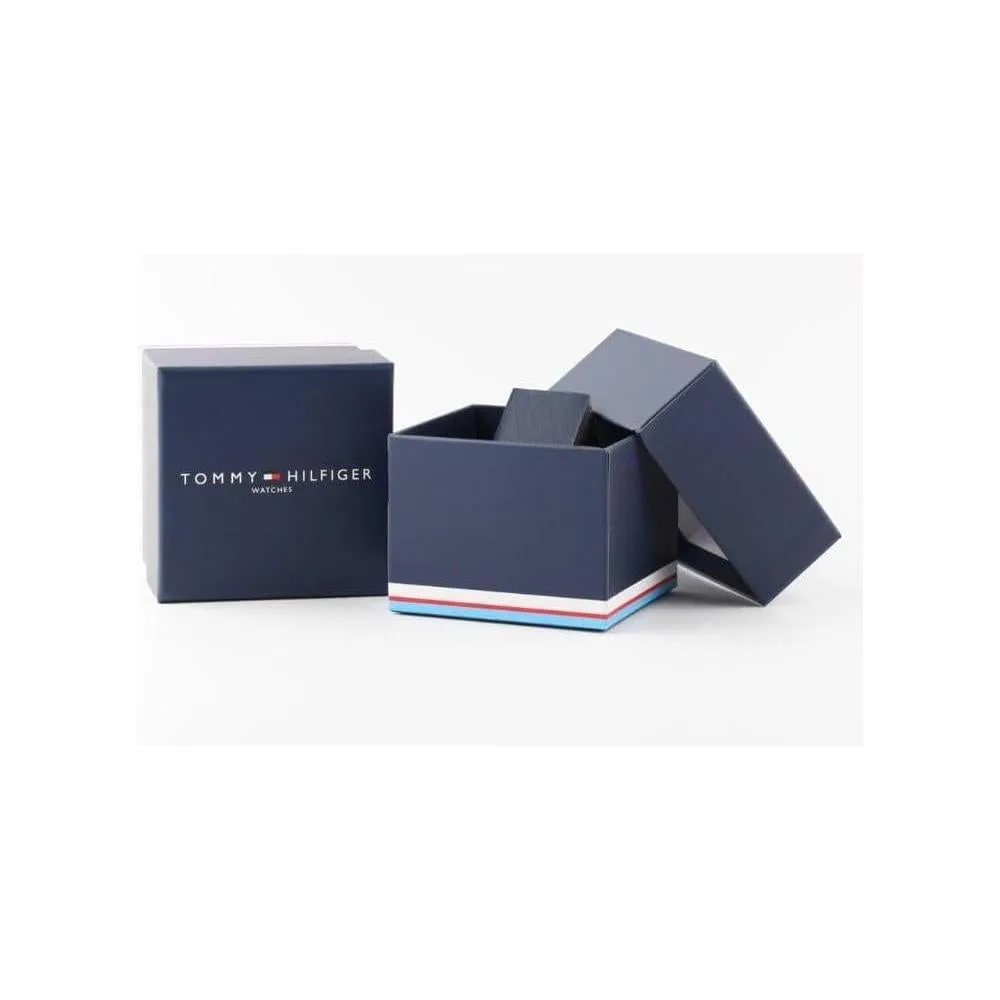 Reloj Multifunción Hombre Tommy Hilfiger, Caja Acero Inoxidable, Diseño Deportivo e Inspirado en Carreras, Resistente al Agua