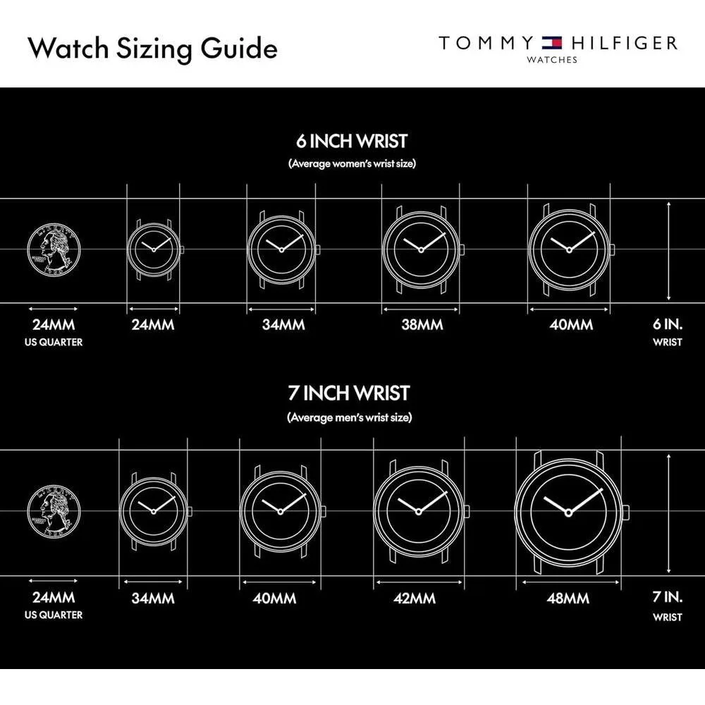 Reloj Multifunción Hombre Tommy Hilfiger, Caja Acero Inoxidable, Diseño Deportivo e Inspirado en Carreras, Resistente al Agua