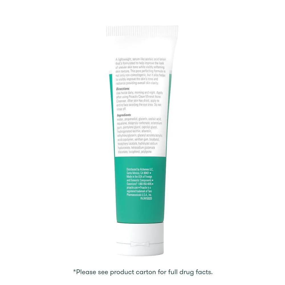 Proactiv Clean Azelaic Pore Perfector Suero Para Piel Sensible 5% Ácido Azelaico, Squalane Y Ácido Hialurónico