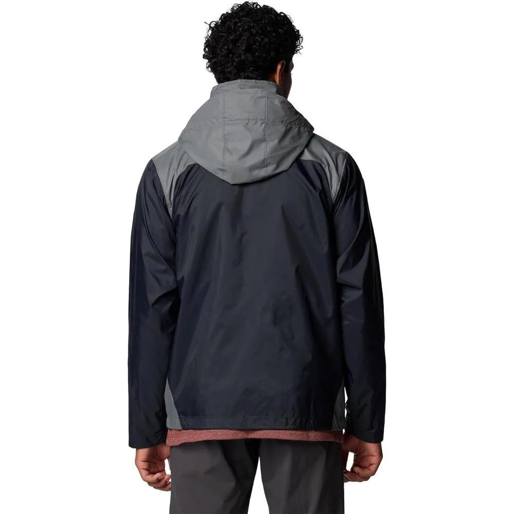 Chaqueta impermeable Columbia Glennaker Lake II para hombre, con capucha plegable y materiales duraderos