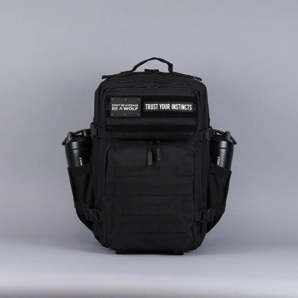 WOLFpak Mochila táctica de negro alfa 45L para acampada y senderismo