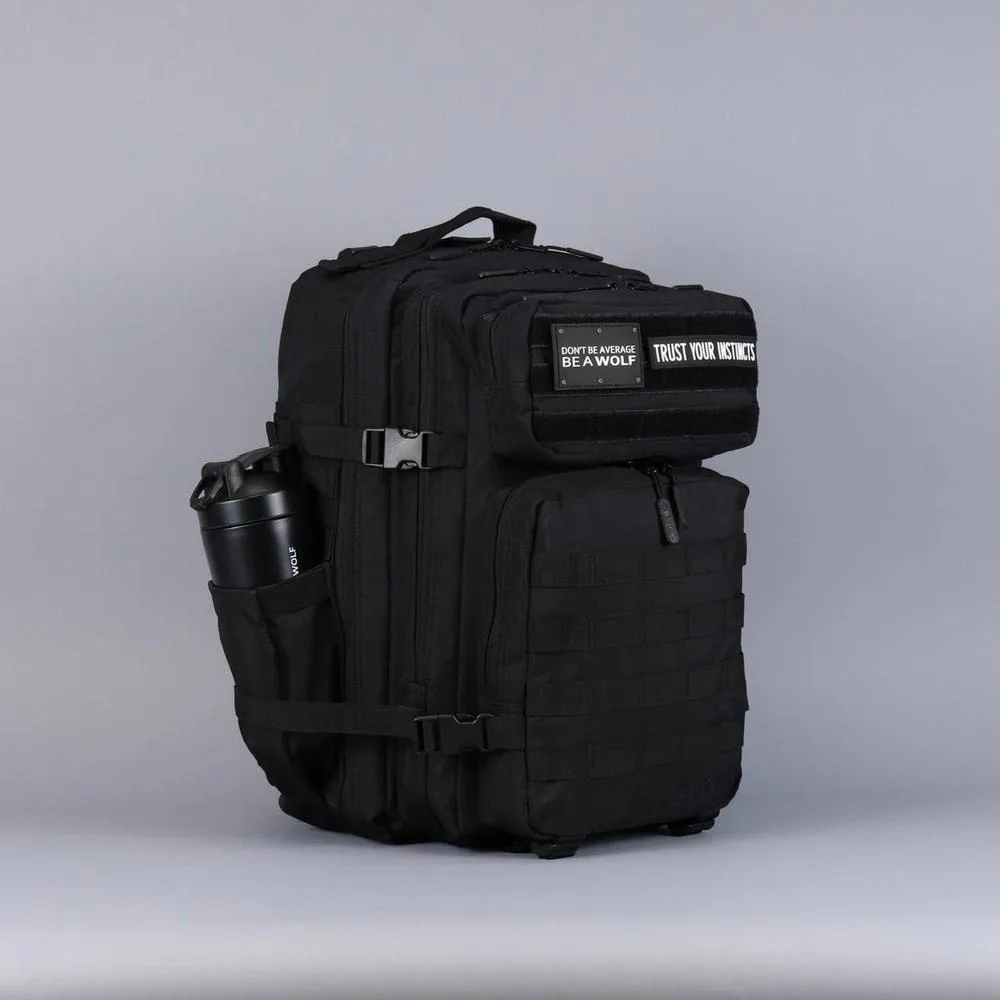 WOLFpak Mochila táctica de negro alfa 45L para acampada y senderismo