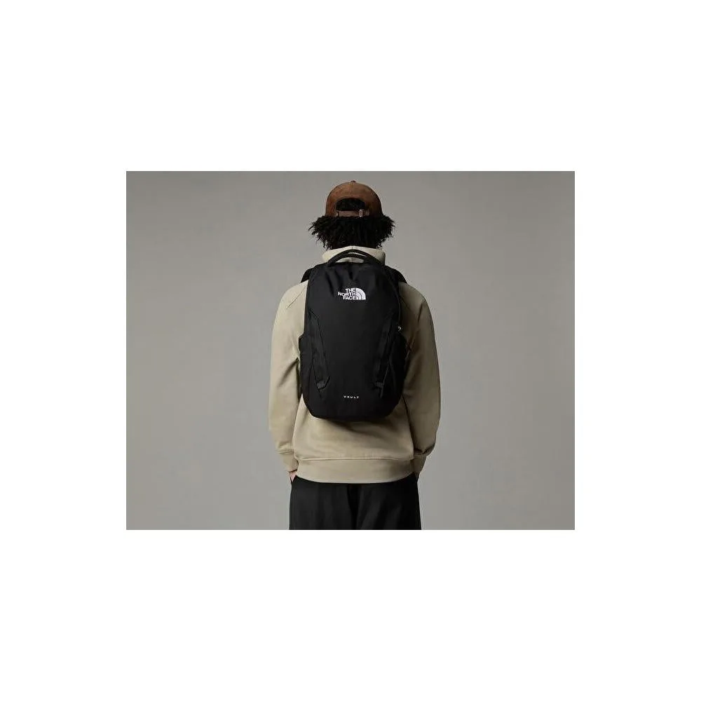 Mochila para portátil The North Face Vault resistente al agua con diseño moderno y estructura ergonómica, color negro