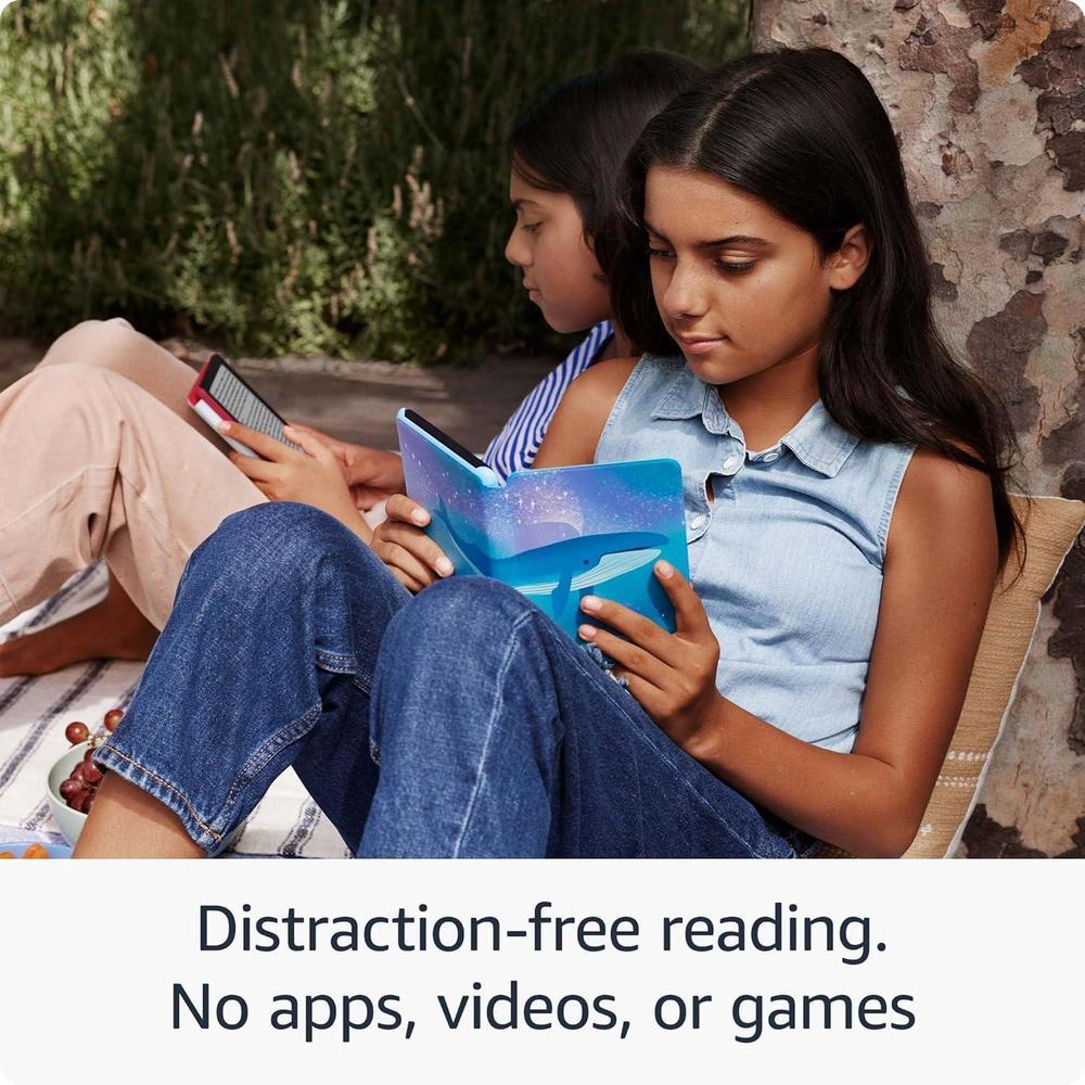 Amazon Kindle Kids 16GB - Reemplazo incluido, libros sin publicidad, pantalla sin reflejos, giros de página rápidos - Unicorn Valley