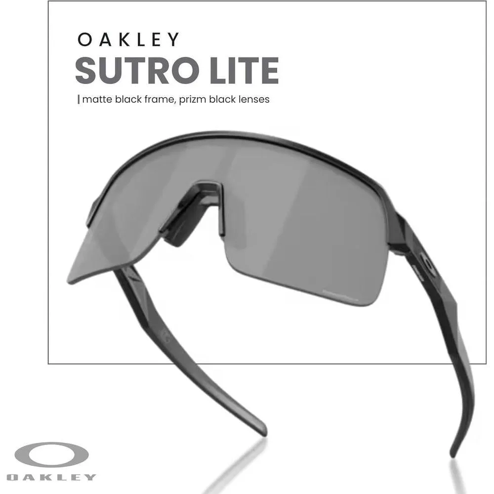 Oakley Sutro Lite OO9463 - Lentes deportivos rectangulares, ideal para hombres y mujeres en actividades deportivas al aire libre