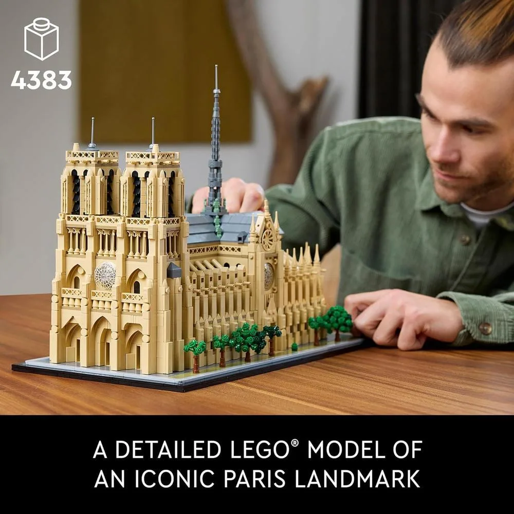 Replica LEGO de la Catedral Notre-Dame de París set