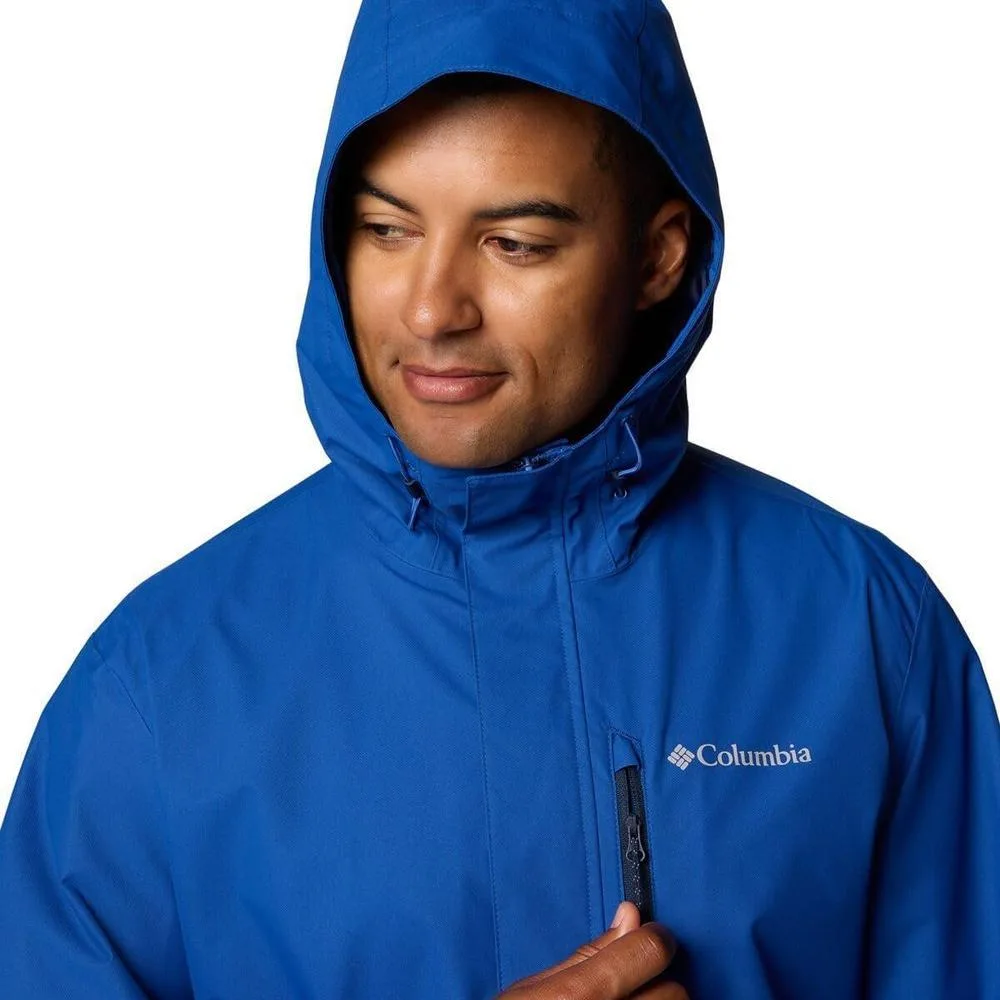 Chaqueta impermeable y transpirable Columbia Hikebound II para hombre con capucha y bolsillos ajustables