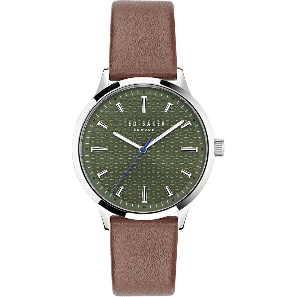 Ted Baker Cosmop Men's Brown Eco Genuine Leather Strap Watch (Model: BKPCSS4029I)