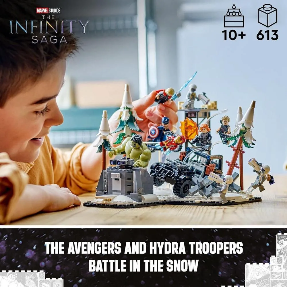 LEGO Marvel The Avengers Assemble: Age of Ultron - Juego de construcción para niños y niñas, a partir de 10 años, con 6 minifiguras