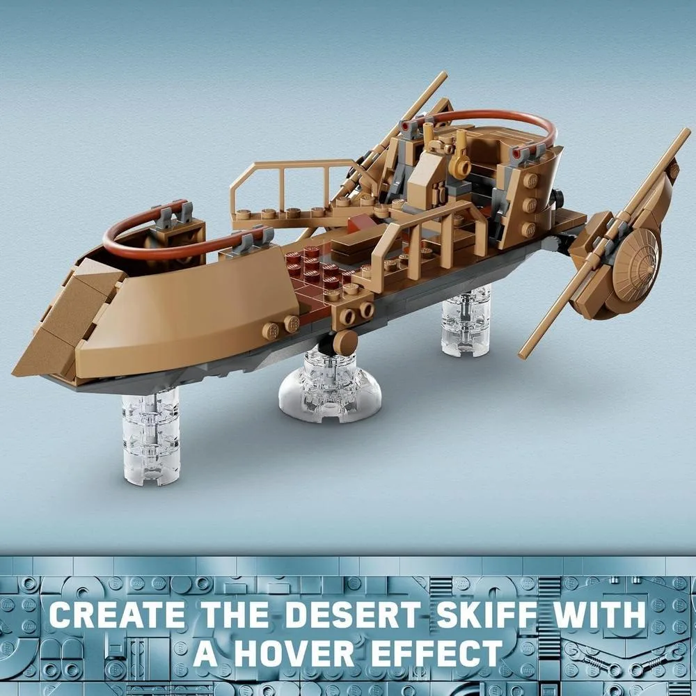 LEGO Star Wars: Retorno del Jedi - Skiff del Desierto y Pozo Sarlacc con Minifigura Aniversario de Nien Nunb