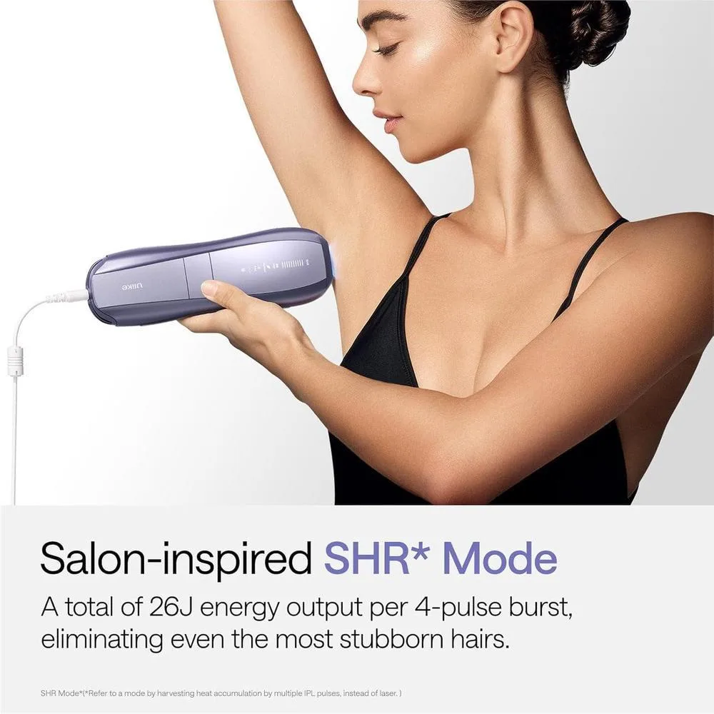 Ulike Depiladora láser Air 10 IPL para mujeres y hombres con sistema de enfriamiento y luces duales para depilación casi indolora y efectiva