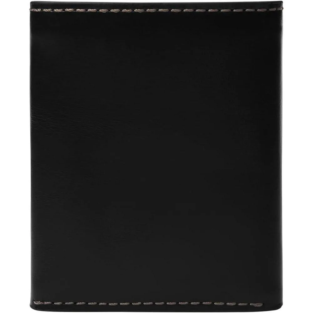 Fossil Billetera de Cuero para Hombre, Trifold, con Espacio para Tarjetas, Dinero y Identificación, Diseño Compacto