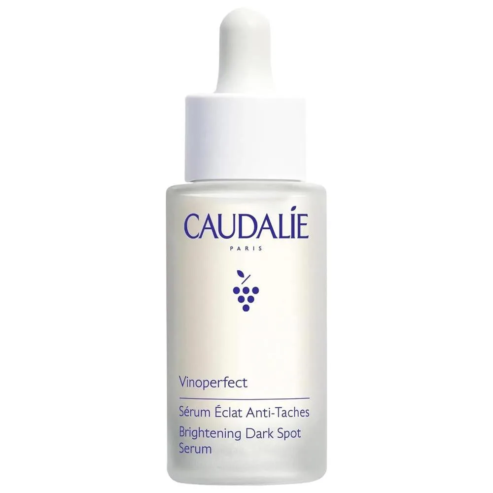 Caudalie Vinoperfect - Suero iluminador de manchas oscuras alternativa a la vitamina C, 62 veces más eficaz que la vitamina C con viniferina para una tez visiblemente más brillante y uniforme