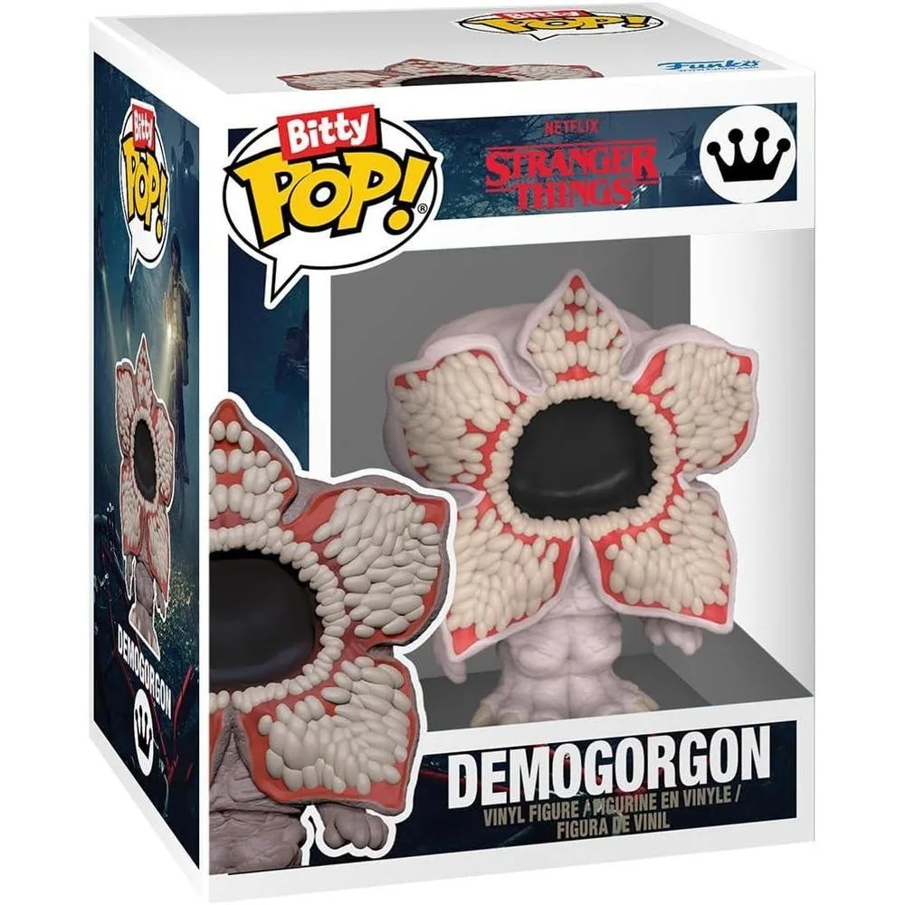 Funko Pop Bitty: Stranger Things - Demogorgon, Will, Barb y figura sorpresa coleccionable, estilo puede variar