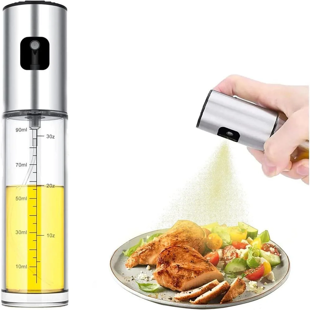 Oil Sprayer for Cooking,100ml Olive Oil Spritzer,Olive Oil Spray Bottle for Salad, BBQ, Kitchen Baking, Roasting