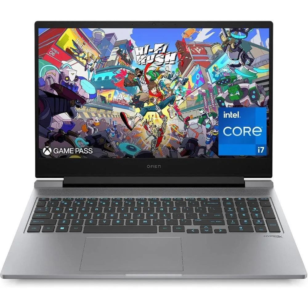 HP OMEN 16 inch Laptop, FHD 144Hz Display, Intel Core i7-14700HX, 16 GB RAM, 512 GB SSD, NVIDIA GeForce RTX 4060 GPU (8 GB Dedicated), Windows 11 Home, 16-ae0009nr (2024)