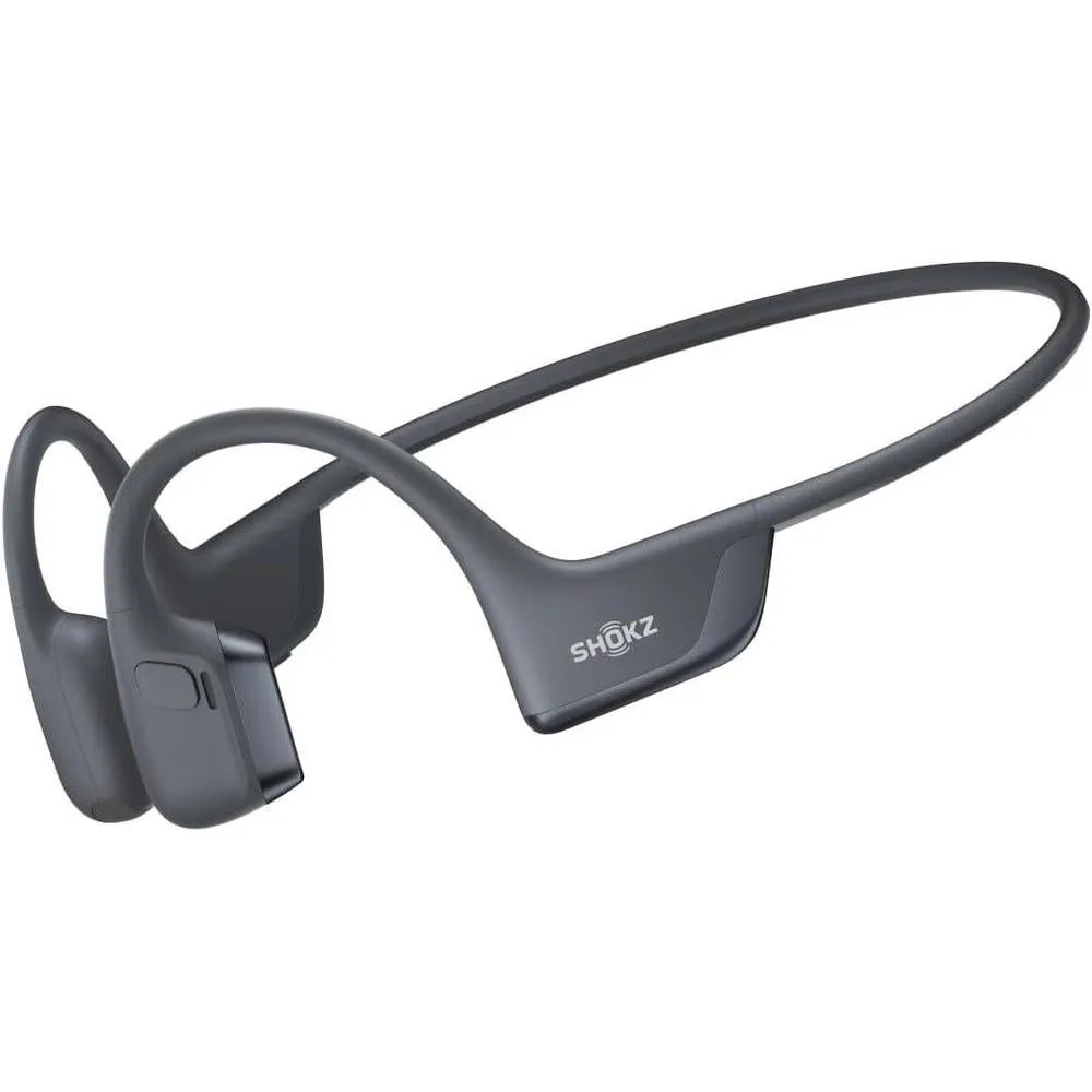 SHOKZ New OpenRun Pro 2 - Open-Ear, Bone Conduction Sport Headphones - with Reflective Strip - Sweat Resistant, Workout Headphones - Secure, Wireless, Comfortable Fit-Deep Bass and Smart Mic App