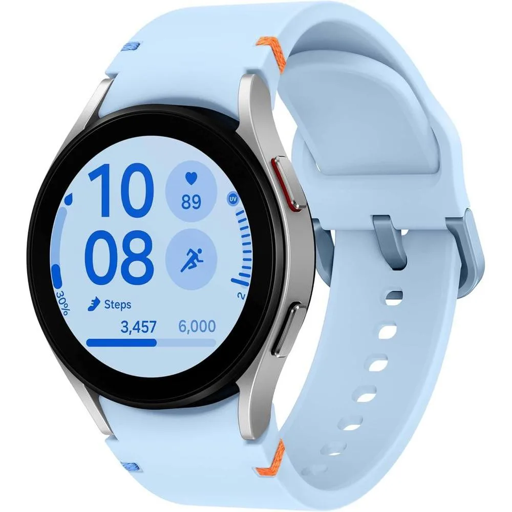 SAMSUNG Galaxy Watch FE 40mm Bluetooth AI Smartwatch w/Fitness Tracking, BIA Sensor, Personalized HR Zones, Heart Rate Tracker, Sleep Monitor, 2024, Silver [US Version, 1Yr Manufacturer Warranty]