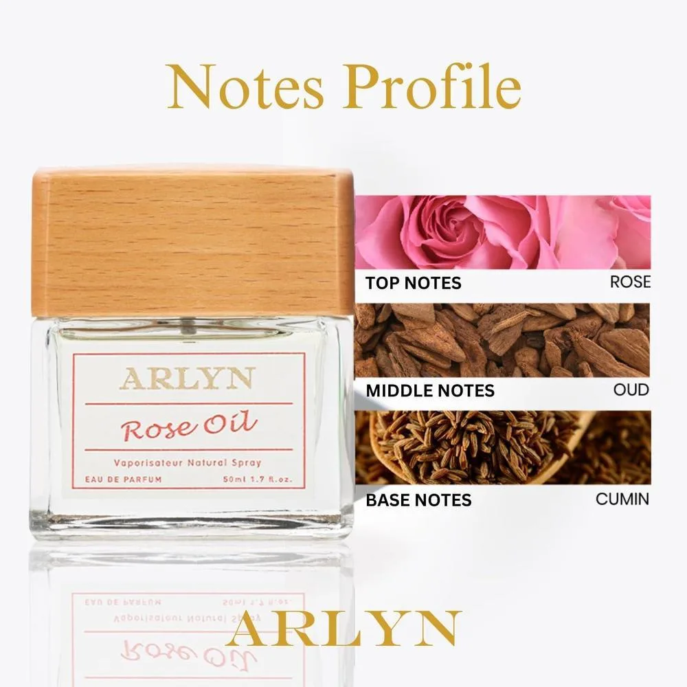 ARLYN Eau De Parfum con Aceite de Rosa, Inspirado en Le Lab Fragrances - Unisex, Vegano, Sin Crueldad y Ecológico