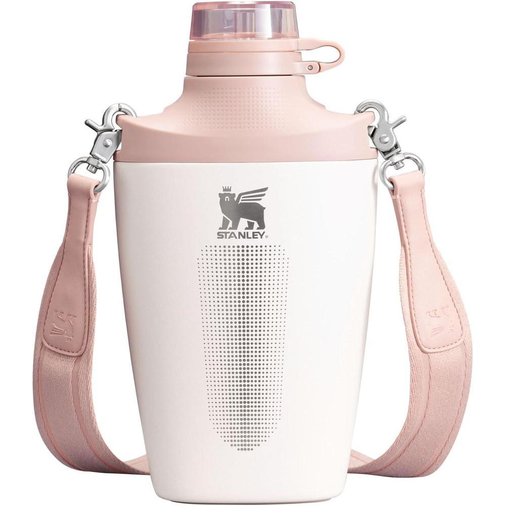 Stanley Cross Bottle | 23 oz Travel Bottle with Jacquard Strap | Leakproof Tritan Lid with Removable Straw | Recycled Stainless Steel | Double-Wall Vacuum Insulation
