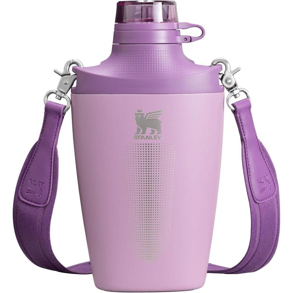 Stanley Cross Bottle | 23 oz Travel Bottle with Jacquard Strap | Leakproof Tritan Lid with Removable Straw | Recycled Stainless Steel | Double-Wall Vacuum Insulation