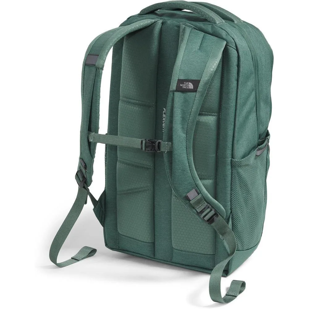 Mochila Jester de The North Face con sistema FlexVent y organización total, ideal para trabajo y estudio