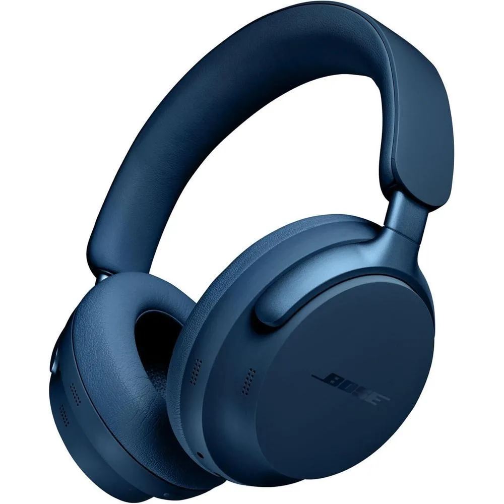Bose QuietComfort Ultra Bluetooth Headphones, Wireless Headphones with Spatial Audio, Over Ear Noise Cancelling Headphones with Mic, Up to 24 Hours of Battery Life, Lunar Blue - Limited Edition Color