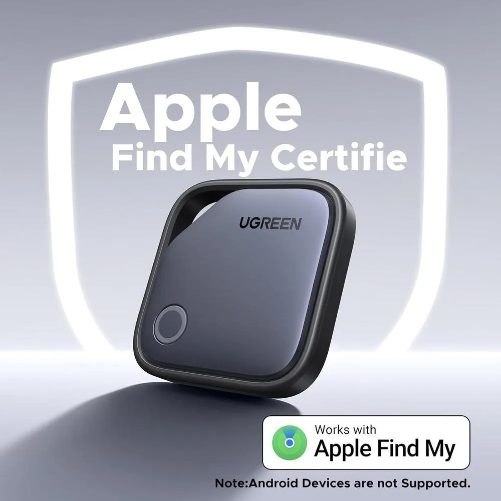 UGREEN FineTrack - Buscador inteligente compacto, con Apple Find My, batería de larga duración, diseño seguro y portátil