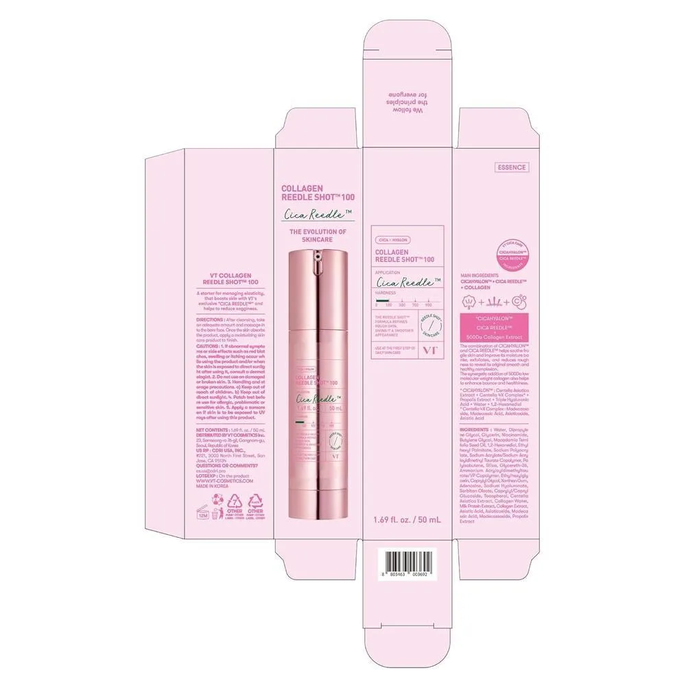 Vt Cosmetics Suero Reedle Shot 100 Con Colágeno 500Da+Microagujas 50ml